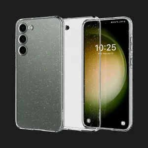 Чехол Spigen Liquid Crystal Glitter для Samsung Galaxy S23 (Crystal Quartz) в Луцке