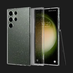 Чехол Spigen Liquid Crystal Glitter для Samsung Galaxy S23 Ultra (Crystal Quartz) в Луцке