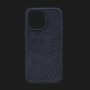 Чохол Elements Njord Salmon Leather MagSafe Case для iPhone 15 Pro Max (Black) в Сваляві