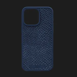 Чохол Elements Njord Salmon Leather MagSafe Case для iPhone 15 Pro (Petrol Blue) в Хмельницькому