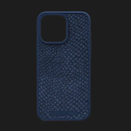 Чохол Elements Njord Salmon Leather MagSafe Case для iPhone 15 Pro (Petrol Blue) в Ковелі