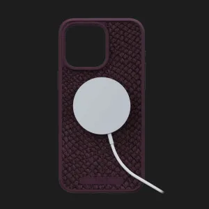 Чохол Elements Njord Salmon Leather MagSafe Case для iPhone 15 Pro (Rust) в Хмельницькому