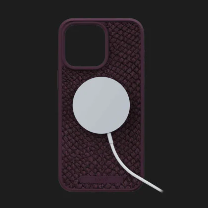 Чохол Elements Njord Salmon Leather MagSafe Case для iPhone 15 Pro (Rust) в Ковелі