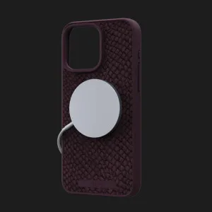 Чохол Elements Njord Salmon Leather MagSafe Case для iPhone 15 Pro (Rust) в Хмельницькому