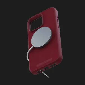 Чохол Elements Njord Suede MagSafe Case для iPhone 15 Pro (Crimson Red) в Хмельницькому