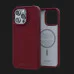 Чохол Elements Njord Suede MagSafe Case для iPhone 15 Pro Max (Crimson Red)
