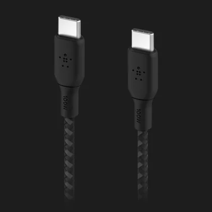 Кабель Belkin Braided USB-C 100W 2m (Black) в Нетішині