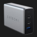 Зарядное устройство Satechi 100W USB-C PD Compact GaN (Space Gray) (ST-TC100GM-EU)