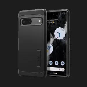Чехол Spigen Tough Armor для Google Pixel 7 (Black) в Луцке