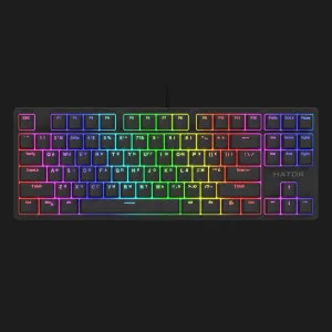 Клавіатура механічна Hator Rockfall 2 Optica TKL (Black) (HTK-730) (UA) в Бродах
