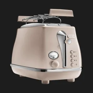 Тостер DeLonghi Icona Metallics (Beige) в Ковелі