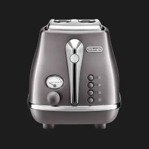 Тостер DeLonghi Icona Metallics (Graphite) в Ковелі