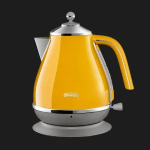 Электрочайник DeLonghi Icona Capitals (Yellow) в Бродах