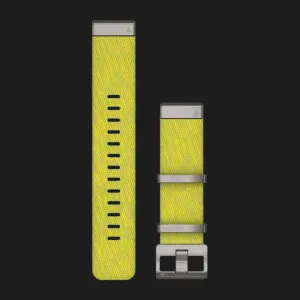 Ремінець Garmin 22mm QuickFit Jacquard-weave Nylon Strap — Yellow/Green (010-12738-23)