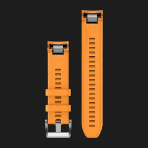 Ремінець Garmin 22mm QuickFit Spark Orange Silicone Strap (010-13225-04)