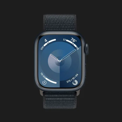 Apple Watch Series 9 GPS 41mm Midnight Aluminum Case with Midnight Sport Loop (MR8Y3) в Нетішині