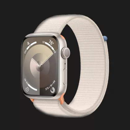 Apple Watch Series 9 GPS 45mm Starlight Aluminum Case with Starlight Sport Loop (MR983) в Берегово
