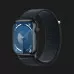 Apple Watch Series 9 GPS 45mm Midnight Aluminum Case with Midnight Sport Loop (MR9C3)