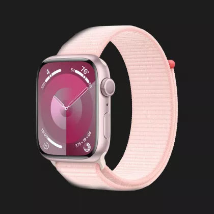 Apple Watch Series 9 GPS 45mm Pink Aluminum Case with Light Pink Sport Loop (MR9J3) в Києві