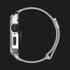 Чехол-ремень Spigen Metal Fit Pro для Apple Watch 44/45mm (Silver) (ACS04584)