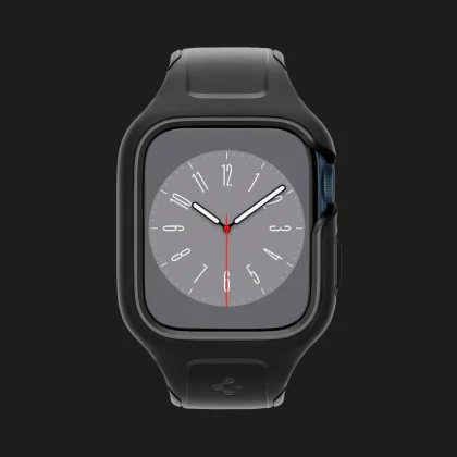 Чохол-ремінець Spigen Liquid Air Pro для Apple Watch 44/45mm (Black) (ACS04182) у Запоріжжі