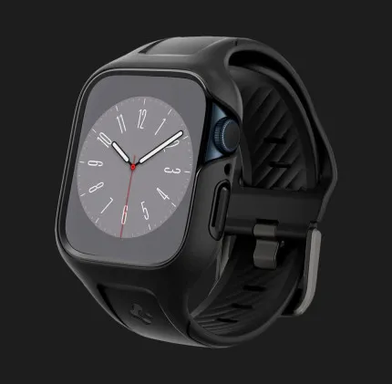 Чохол-ремінець Spigen Liquid Air Pro для Apple Watch 45mm (Black) (ACS04182)