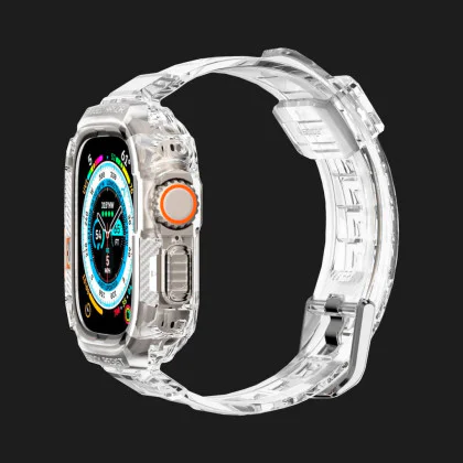 Чохол-ремінець Spigen Rugged Armor Pro для Apple Watch 49 mm (Crystal Clear) (ACS05461) в Новому Роздолі