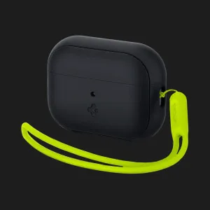 Чохол Spigen Silicone Fit для AirPods Pro (2nd/1st gen) (Black/Green) (ACS05810) у Львові