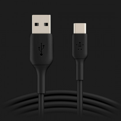 Кабель Belkin USB-A to USB-C PVC 1m (Black) Кременчуке