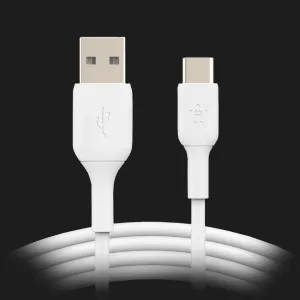 Кабель Belkin USB-A to USB-С PVC 1m (White) в Полтаві