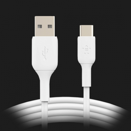 Кабель Belkin USB-A to USB-С PVC 1m (White) в Сваляві