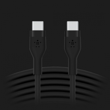 Кабель Belkin Silicone USB-C — USB-C 3m (Black) в Вараше