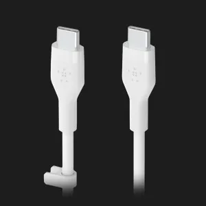 Кабель Belkin Silicone USB-C — USB-C 2m (White) в Хмельницком