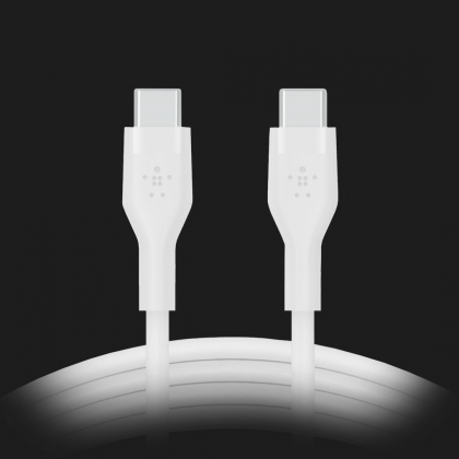 Кабель Belkin Silicone USB-C — USB-C 2m (White)