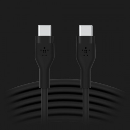 Кабель Belkin Silicone USB-C — USB-C 2m (Black) в Хусті