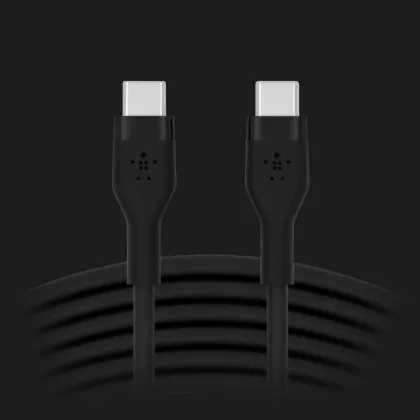 Кабель Belkin Silicone USB-C — USB-C 2m (Black) в Трускавці