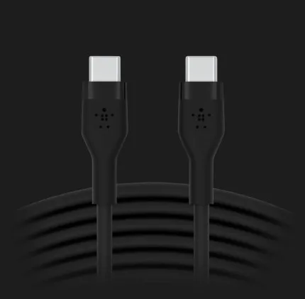 Кабель Belkin Silicone USB-C — USB-C 2m (Black)