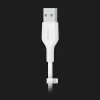 Кабель Belkin Silicone USB-A to USB-C 1m (White)