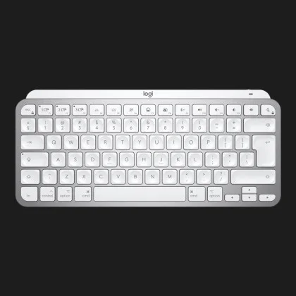 Клавіатура бездротова Logitech MX Keys Mini Wireless Illuminated UA (Pale Gray) в Києві