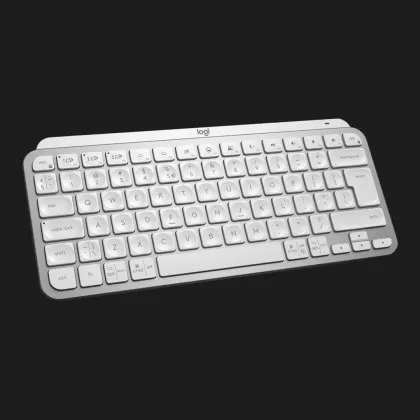 Клавіатура бездротова Logitech MX Keys Mini Wireless Illuminated UA (Pale Gray) у Володимирі