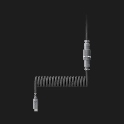 Кабель HyperX USB-A — USB-C спіральний 1.37м (Gray) (6J678AA) (UA)
