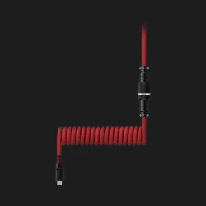 Кабель HyperX USB-A — USB-C спиральный 1.37м (Red/Black) (6J677AA) (UA) в Бродах