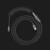 Кабель HyperX USB-A — USB-C спиральный 1.37м (Gray) (6J678AA) (UA)