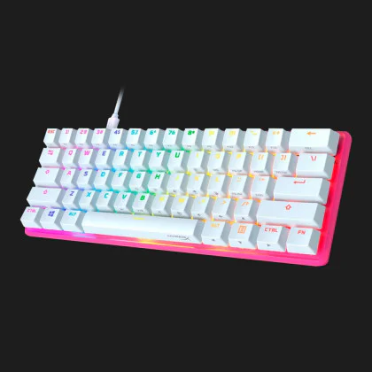 Клавіатура ігрова HyperX Alloy Origin 60 Red USB RGB ENG/RU (Pink) в Києві