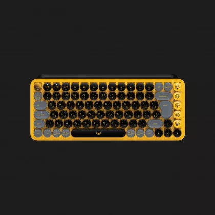 Клавіатура бездротова Logitech Pop Wireless Blast Yellow в Новому Роздолі