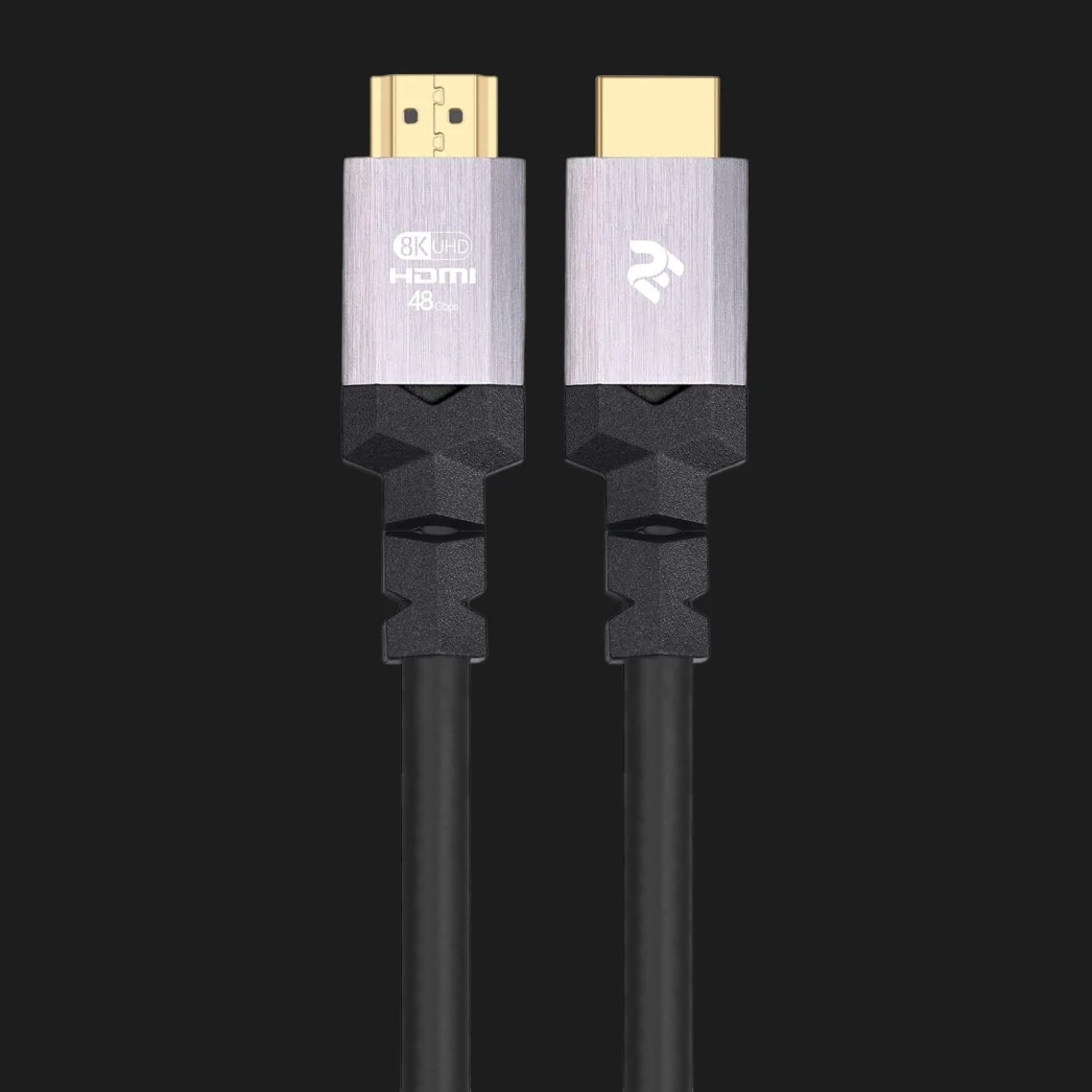 Кабель 2Е HDMI 2.1 (AM/AM) 4K/120Hz, 8K/60Hz 48Gbps, Ultra High Speed, 1.8м, (Black)