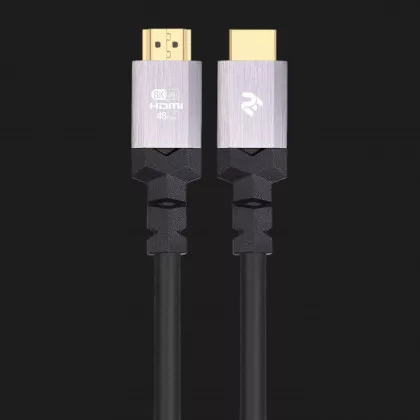 Кабель 2Е HDMI 2.1 (AM/AM) 4K/120Hz, 8K/60Hz 48Gbps, Ultra High Speed, 1.8м, (Black)