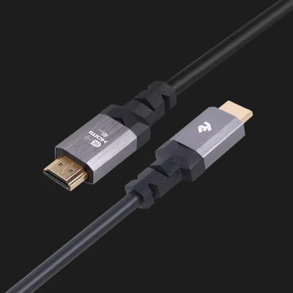 Кабель 2Е HDMI 2.1 (AM/AM) 4K/120Hz, 8K/60Hz 48Gbps, Ultra High Speed, 1.8м, (Black) Ивано-Франковске
