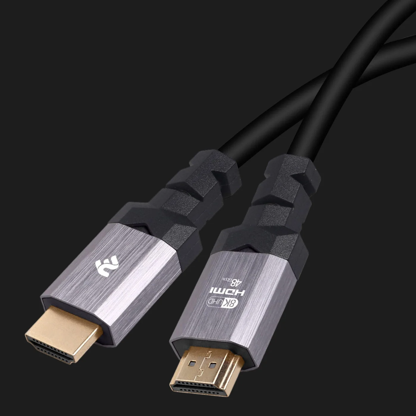 Кабель 2Е HDMI 2.1 (AM/AM) 4K/120Hz, 8K/60Hz 48Gbps, Ultra High Speed, 1.8м, (Black)