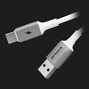 Кабель Proove Flex Metal Type-C 2.4A (1m) (White) в Хмельницком
